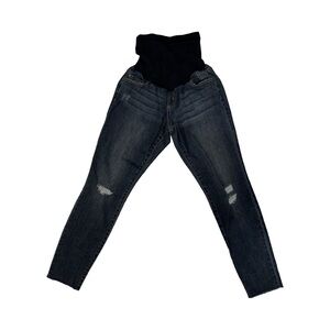 Jessica Simpson maturity skinny jeans Sz M Full Belly Band